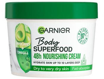 Garnier Body Superfood 48h Nourishing Cream Avocado Oil + Omega 6 Körpercreme (380ml)