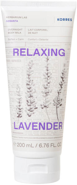Korres Relaxing Lavender Overnight Body Milk (200ml)