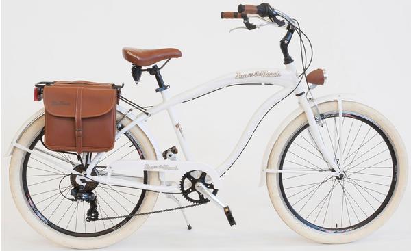 Via Veneto Cruiser 26 Zoll Sun on the beach Man white