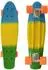 MUWO Cruiser Penny Board Mini Skateboard, gelb, 55cm, PU-Räder
