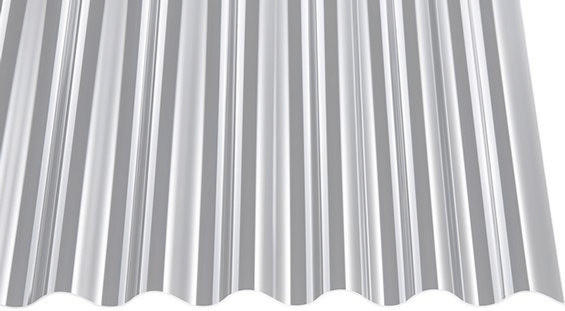 Gutta Acryl Wellplatte Sinus 76/18 glasklar 2500 x 1045 x 1,5mm