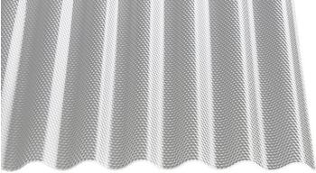 Gutta Acryl Wellplatte Sinus 76/18 Wabe glasklar 2000 x 1045 x 3mm