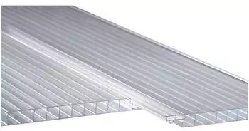 Gutta Hohlkammerpaneele Easy Click klar 2000 x 200 x 16mm