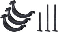 Thule 889500, Thule ProRide Vierkantrohr Adapter (Schwarz) (889500)