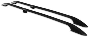 OMAC Dachreling für VW T5 T6 2003-2025 L1 Kurzer Alu Schwarz 2X