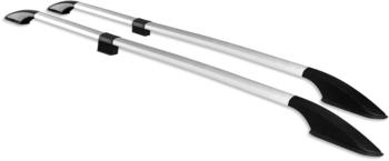 OMAC Dachreling für VW T5 T6 2003-2025 L1 Kurzer Alu Silber 2X