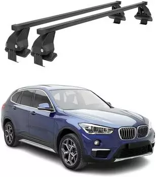 F.lli Menabo OMAC Dachträger für BMW X1 F48 Stahl schwarz 50kg (A056030)