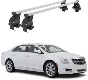 F.lli Menabo Dachträger für Cadillac XTS/XT4 (2013-2019), Stahl, silber, 2-tlg. (G001065)