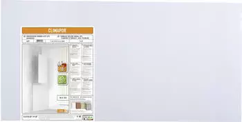 Climapor Energiespar-D&auml;mmplatte grundiert wei&szlig; (PVGE4691)