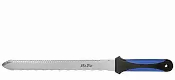 HaWe D&auml;mmstoffmesser 2-schneidig Wellen- und S&auml;geschliff 280mm (8790.2)