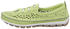Gemini Slipper Mokassin Schnürschuh sportlich Cutouts 340201-01 grün