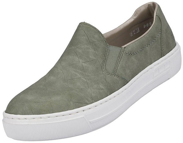 Rieker Plateau Slipper Sneaker grün L9851-52