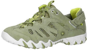 Allrounder P2007437 Slipper Half Shoe perforated or braided NIWA green