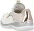 Rieker L3294 Slip-On Sneaker with elastic band and slip-on entry white
