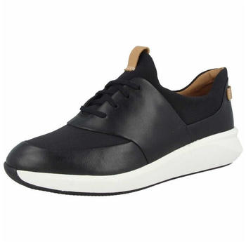 Clarks Un Rio Lace Halbschuhe schwarz Leder