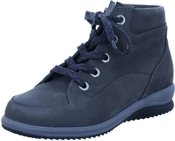 Finn Comfort Parsenn Winter Schnürstiefel grau genarbtes Nubukleder