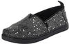 TOMS Shoes Youth Girl's Classic Alpargata Espadrille Loafer Flat schwarz Cosmic Glitter