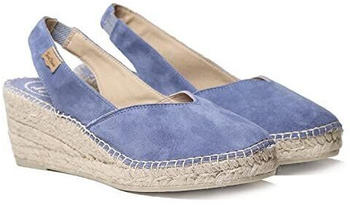 Toni Pons Keil-Espadrille Wildleder Betty-A Indigo