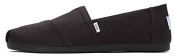 TOMS Shoes Alpargata recycelter Baumwolle schwarz D Wide