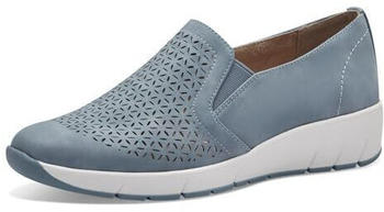 Jana Shoes Slipper Keilabsatz blau Denim