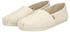 TOMS Shoes Alpargata CloudBound Flacher Slipper natural undyed metallic linen stripe