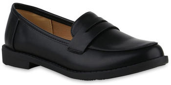 VAN HILL Loafers Slippers Schlupf-Schuhe 840657 schwarz