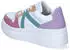 Rieker Plateau Sneaker weiß bunt Pastell M7814-90