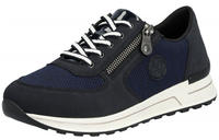 Rieker Sneaker, Freizeitschuh, Halbschuh, Schn&uuml;rschuh im Materialmix