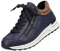 Rieker Sneaker mit weichem Schaftrand, Freizeitschuh, Halbschuh, Schn&uuml;rschuh