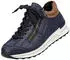 Rieker Halbschuh Schnürschuh blau N1400-14 Fleecefutter Komfort