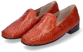 Sioux Mokassins Loafer Slipper CORDERA orange Glattleder