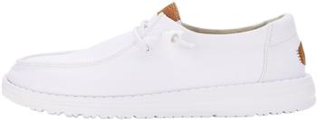 Dude Wendy Stretch Canvas Damen Slip-On Flache Schuhe weiß Dude Wendy Stretch Canvas Damen Slip-On Flache Schuhe weiß