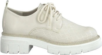 Marco Tozzi Woms Schnürschuhe beige