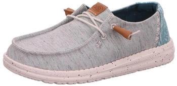 Dude Slipper Tropical Blue Stoff Leinen Dude Slipper Tropical Blue Stoff Leinen