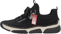 Rieker 45973-00, Rieker Slipper Damen Schwarz (Rieker 45973-00): bequem & leicht mit
