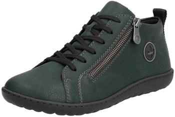 Rieker Slipper dunkelgrün schwarz silber