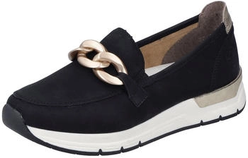 Rieker Damen Loafer schwarz