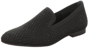 Gabor Slipper schwarz glitter Leder Strass Gabor Slipper schwarz glitter Leder Strass