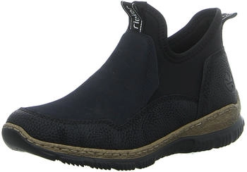 Rieker Slipper Halbschuh schwarz N3275-00 Keilabsatz Memo-Soft Fu&szlig;bett