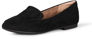 Amazon Essentials Flacher Loafer schwarz Mikro Wildleder