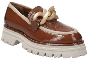 Maripè Slipper Mokassin TOSCA lack brush braun