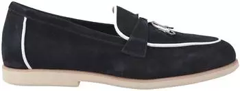 Maripè Slipper Mokassin VANIA Rauleder blau