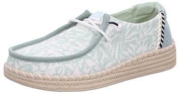 Dude Wendy Espadrille Retro Palm grün HD43179