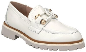 Marip&egrave; Slipper Mokassin MARANELLO wei&szlig; Glattleder