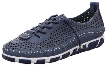 Gemini Sneaker Damen Leder lose Einlagen Schnürung Lochmuster 395475-01