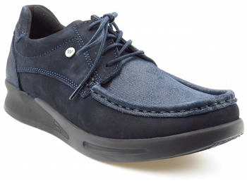 Wolky One Stretch Damen Schnürer blau