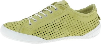 Andrea Conti Schnürschuh Leder Halbschuh bequem geschwungene Sohle 0345767 grün