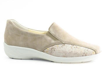 Semler SAMT-CH STRETCH panna Damen Slipper