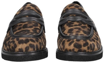 Maripè Slipper Mokassin CLAUDIA Reptillederoptik braun