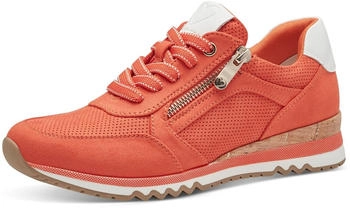 Marco Tozzi Sneaker dunkelorange weiß